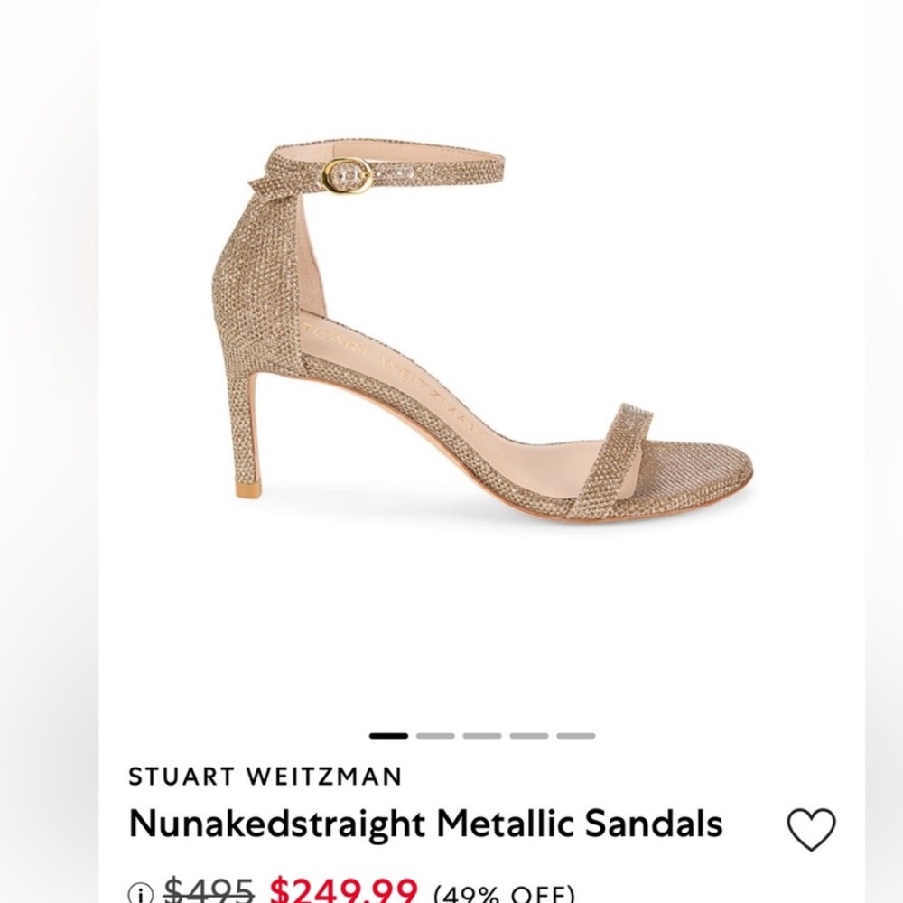 Stuart Weitzman nunakedstraight NEW 10 - Picture 2 of 5